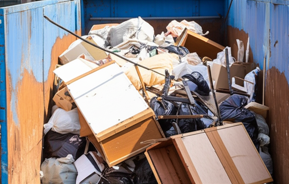 Heavier items in the bottom of the bin